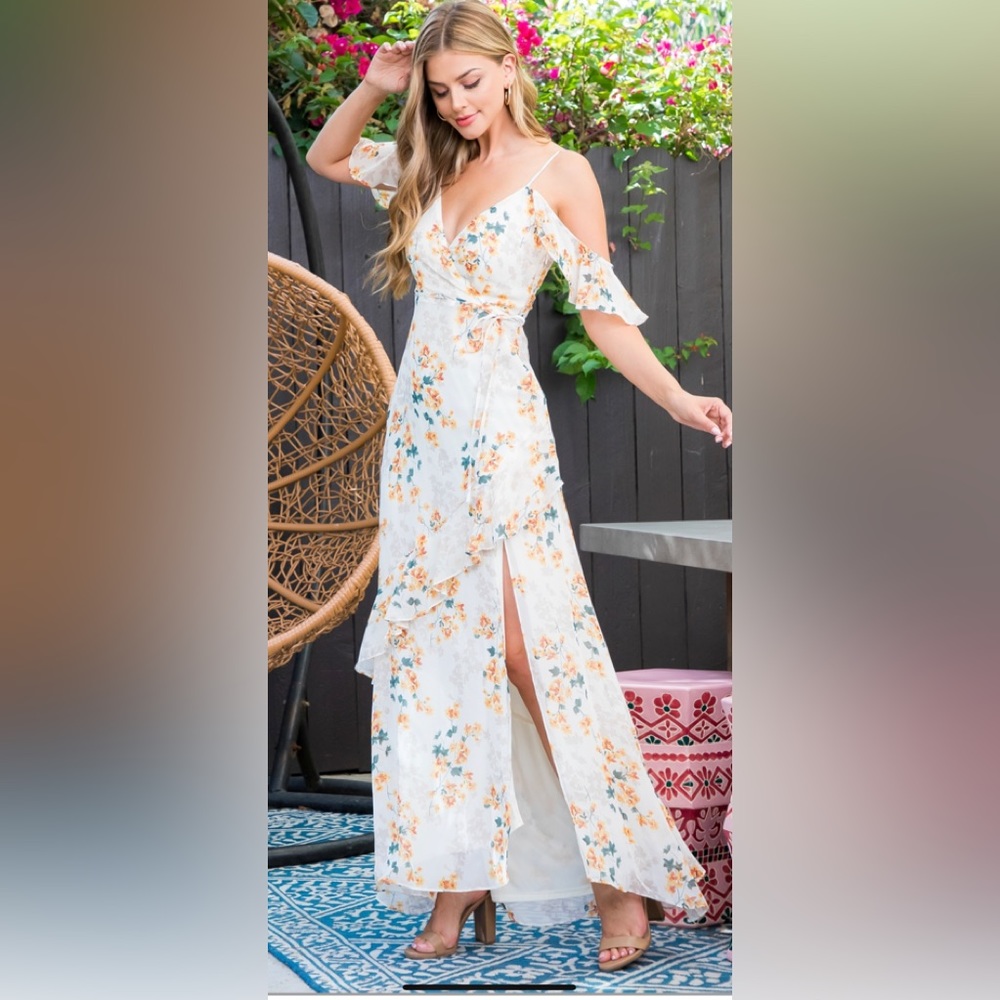 FLORAL DRESS - Picture 2 of 4